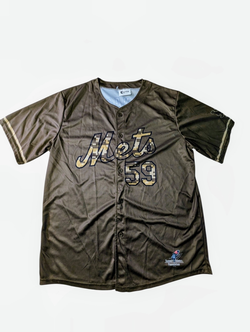 New York Mets Sean Manaea MLB Baseball Digital Camo Jersey SGA Men's Sz XL NWOT